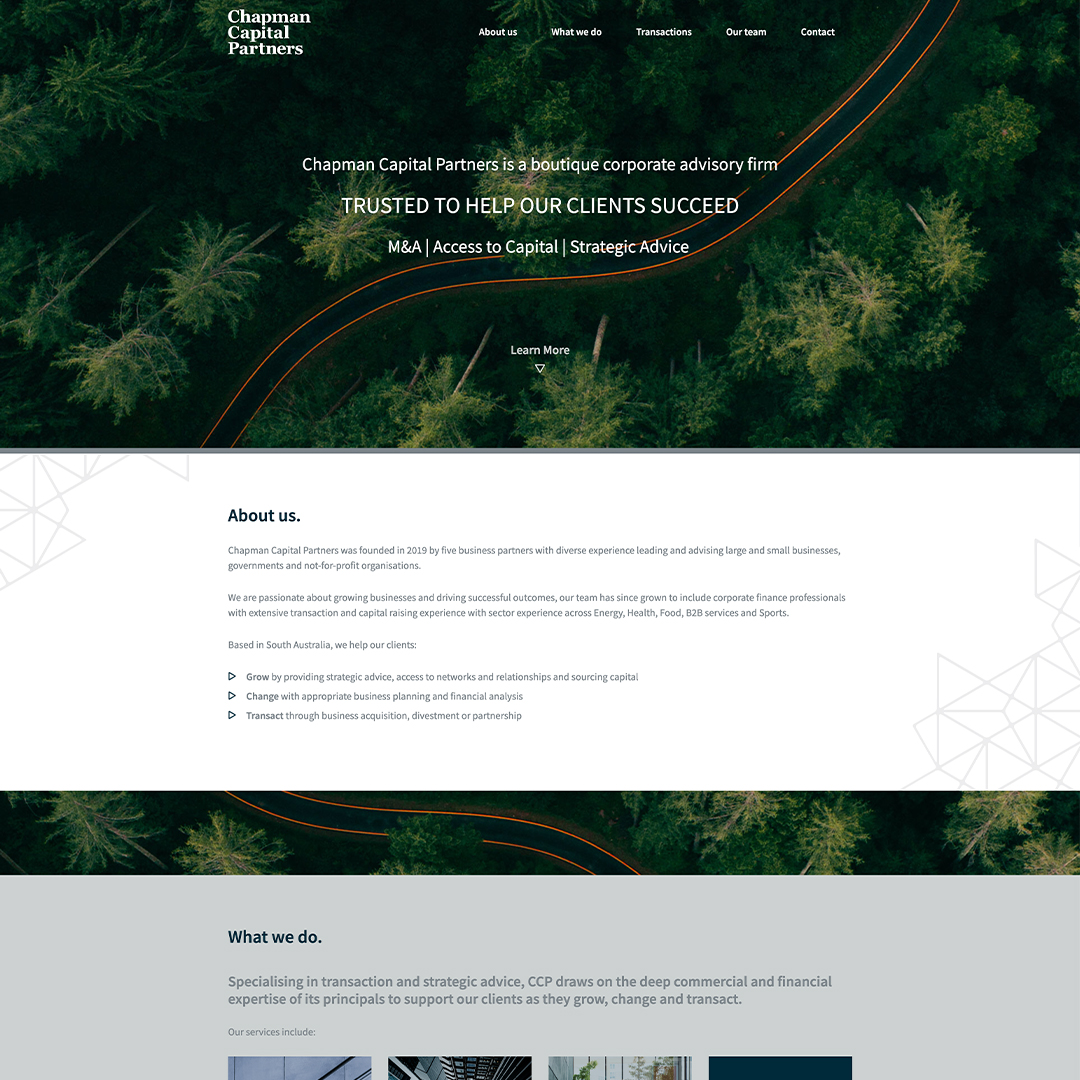 Chapman Capital Partners | Brand, Web & Digital Marketing Image