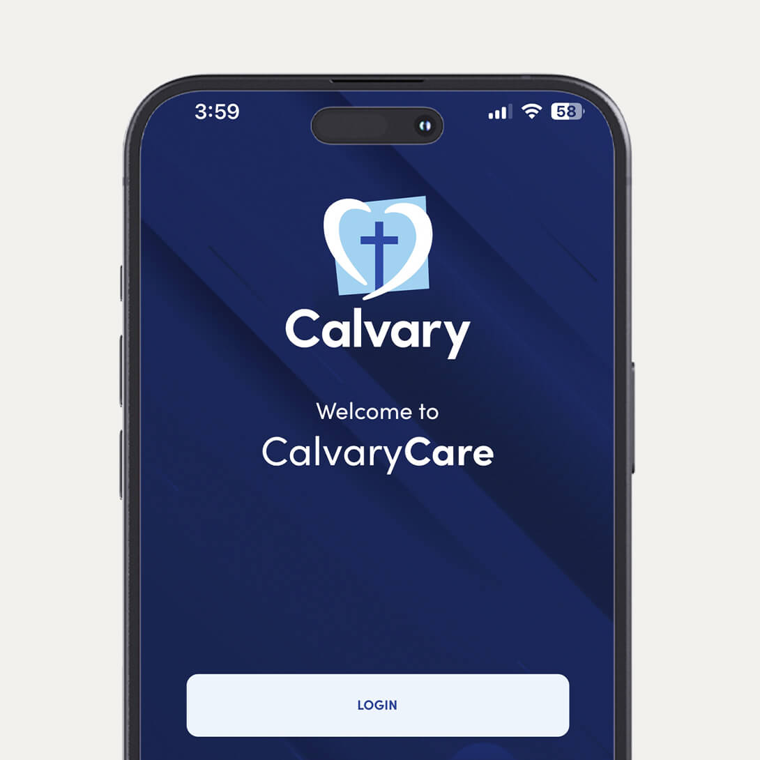 Calvary Health Care | Strategy, App, Web & Print Image