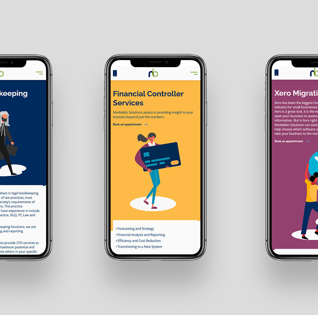 Nimblebiz | Strategy, Branding, Web, Socials, Print & Marketing Image